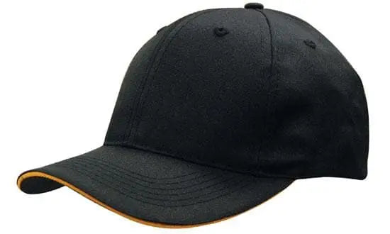 Headwear Beathable P/twill W/sandwich Cap X12 - 4009 Headwear Professionals